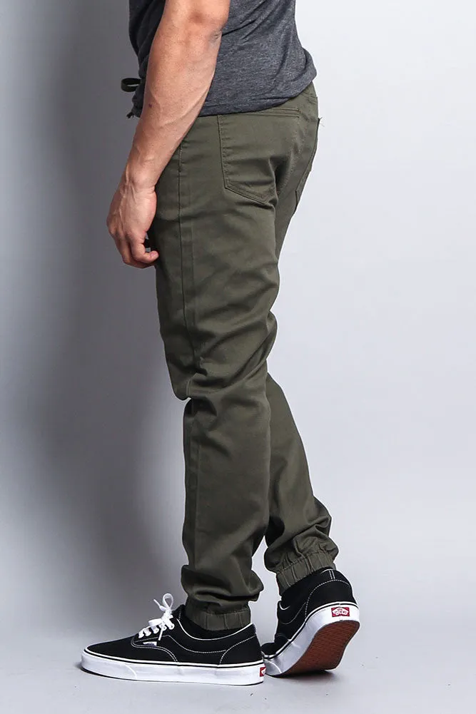 Men's Jogger Twill Pants (Olive) sold by G-Style USA product image thumbnail 4