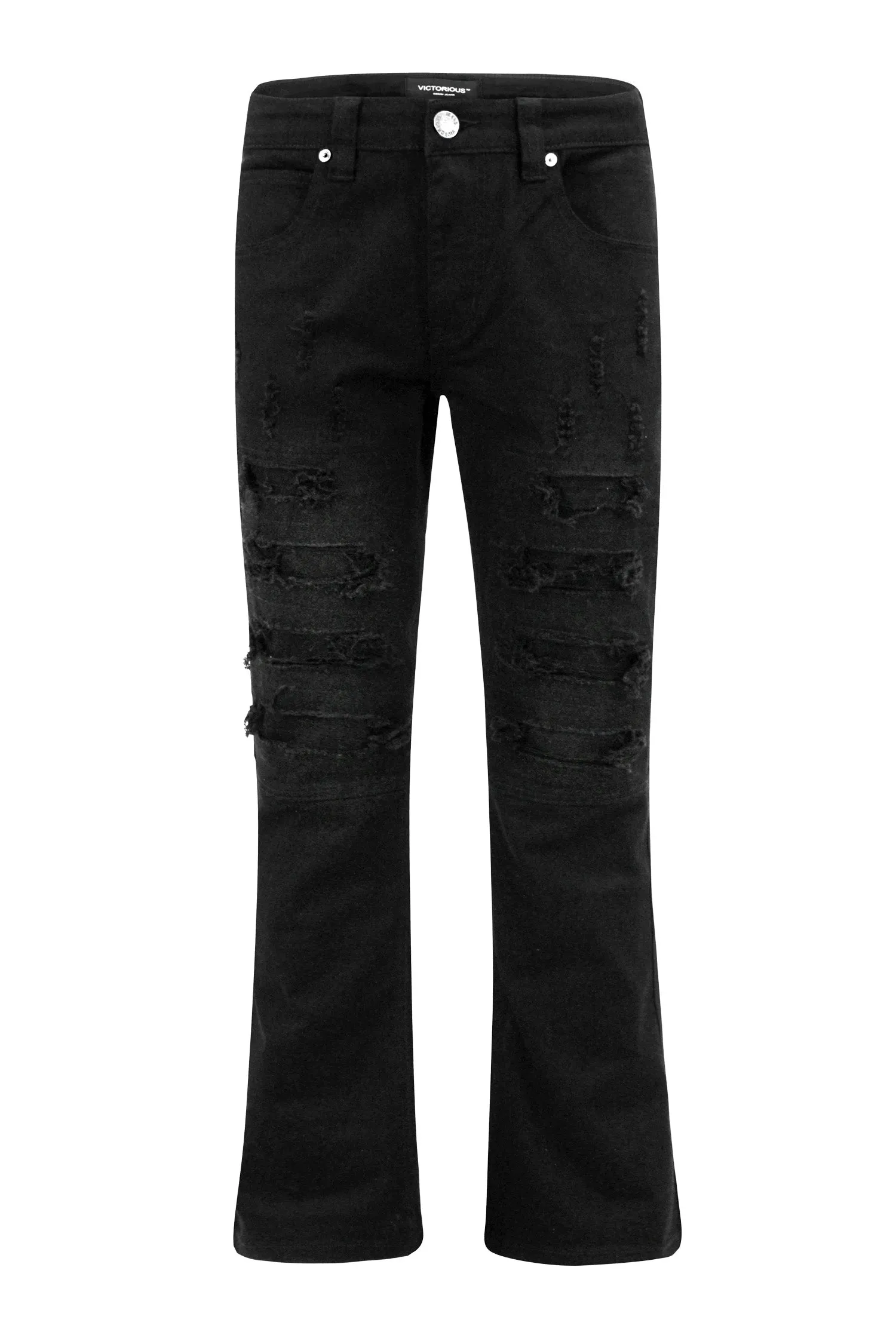 Men's Bootcut Rip & Repaired Colored Jeans sold by G-Style USA
