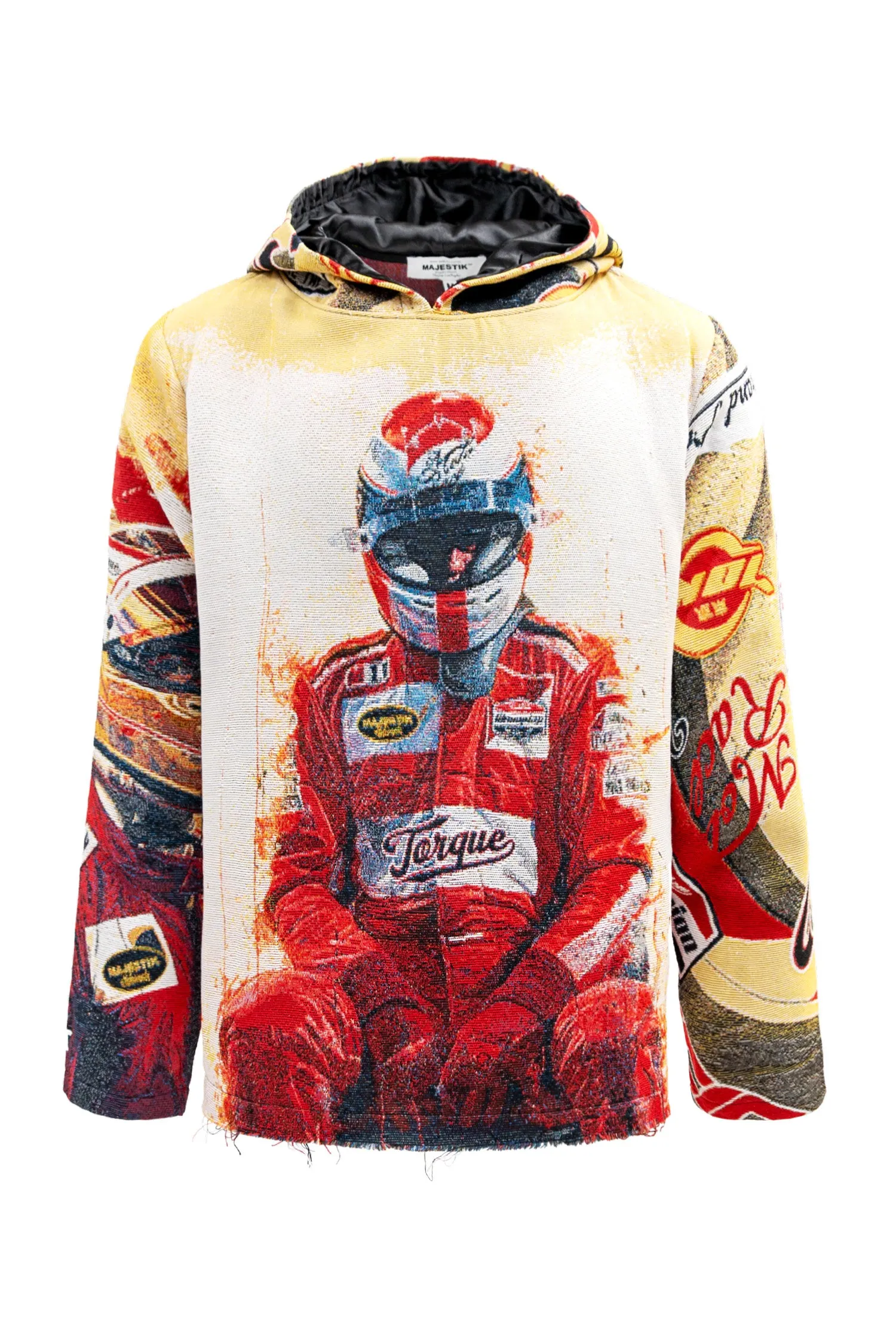 Men's Premium F1 Racer Tapestry Jacquard Long Sleeve Hoodie sold by G-Style USA