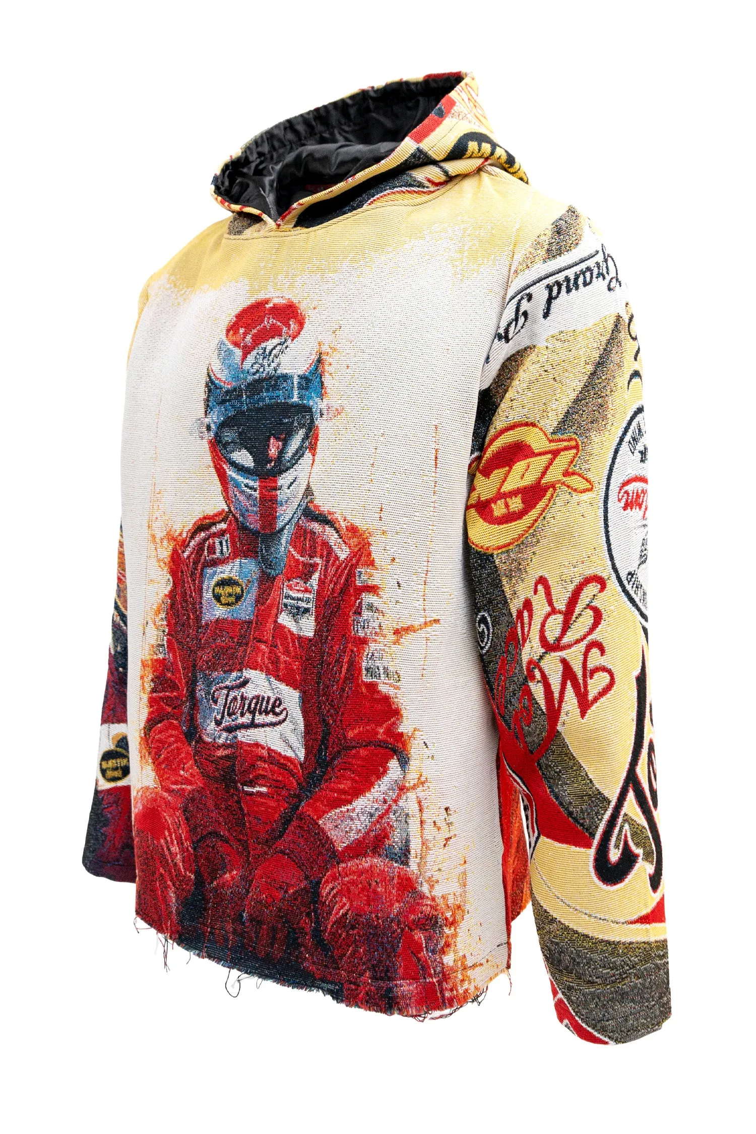 Men's Premium F1 Racer Tapestry Jacquard Long Sleeve Hoodie sold by G-Style USA product image thumbnail 2