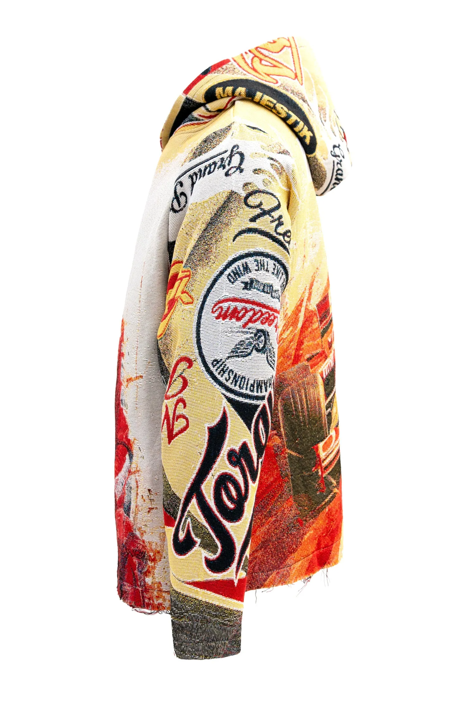 Men's Premium F1 Racer Tapestry Jacquard Long Sleeve Hoodie sold by G-Style USA product image thumbnail 3