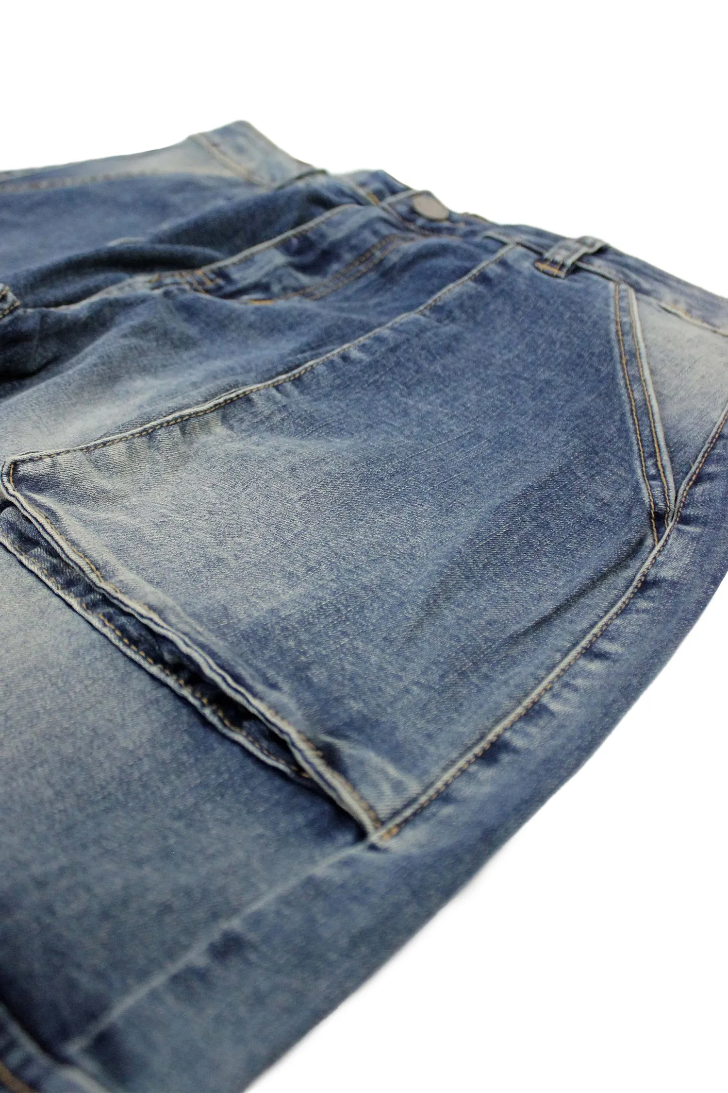 Men's Multi Cargo Pockets Denim Jeans sold by G-Style USA product image thumbnail 5