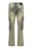 Men's Bootcut Utility Cargo Denim Jeans sold by G-Style USA