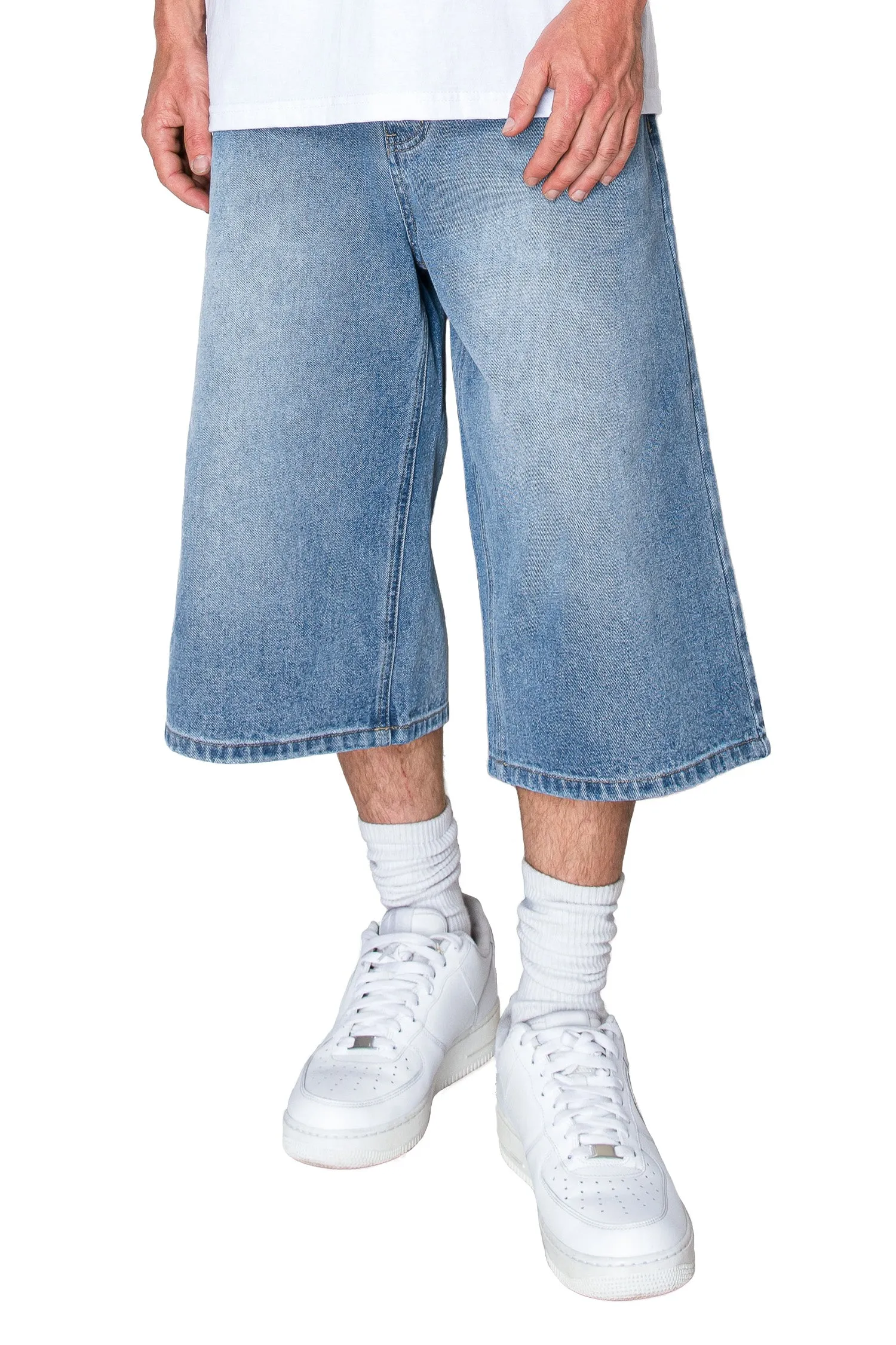 Men's Baggy Fit Denim Jorts sold by G-Style USA product image thumbnail 2