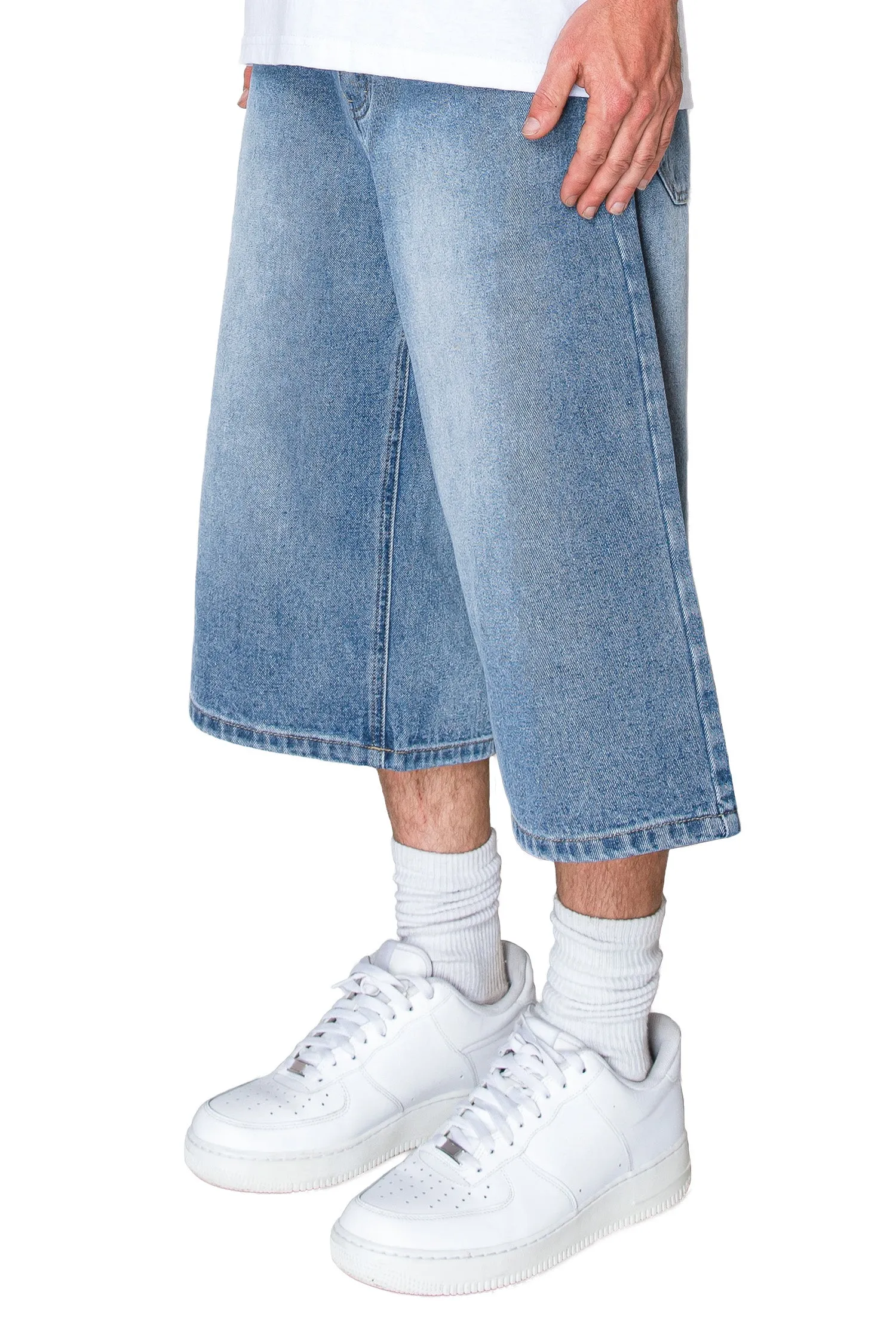 Men's Baggy Fit Denim Jorts sold by G-Style USA product image thumbnail 3