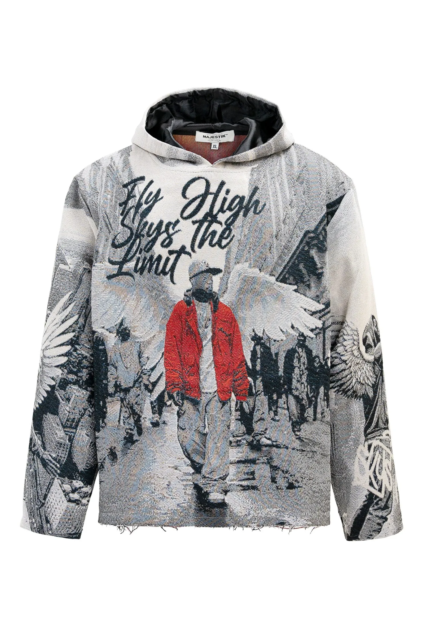 Men's Street Angel Tapestry Jacquard Long Sleeve Hoodie sold by G-Style USA