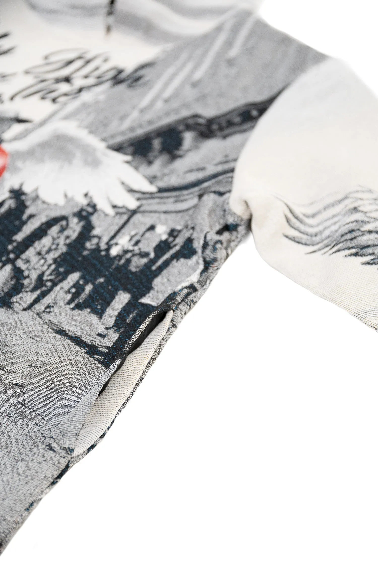 Men's Street Angel Tapestry Jacquard Long Sleeve Hoodie sold by G-Style USA product image thumbnail 5