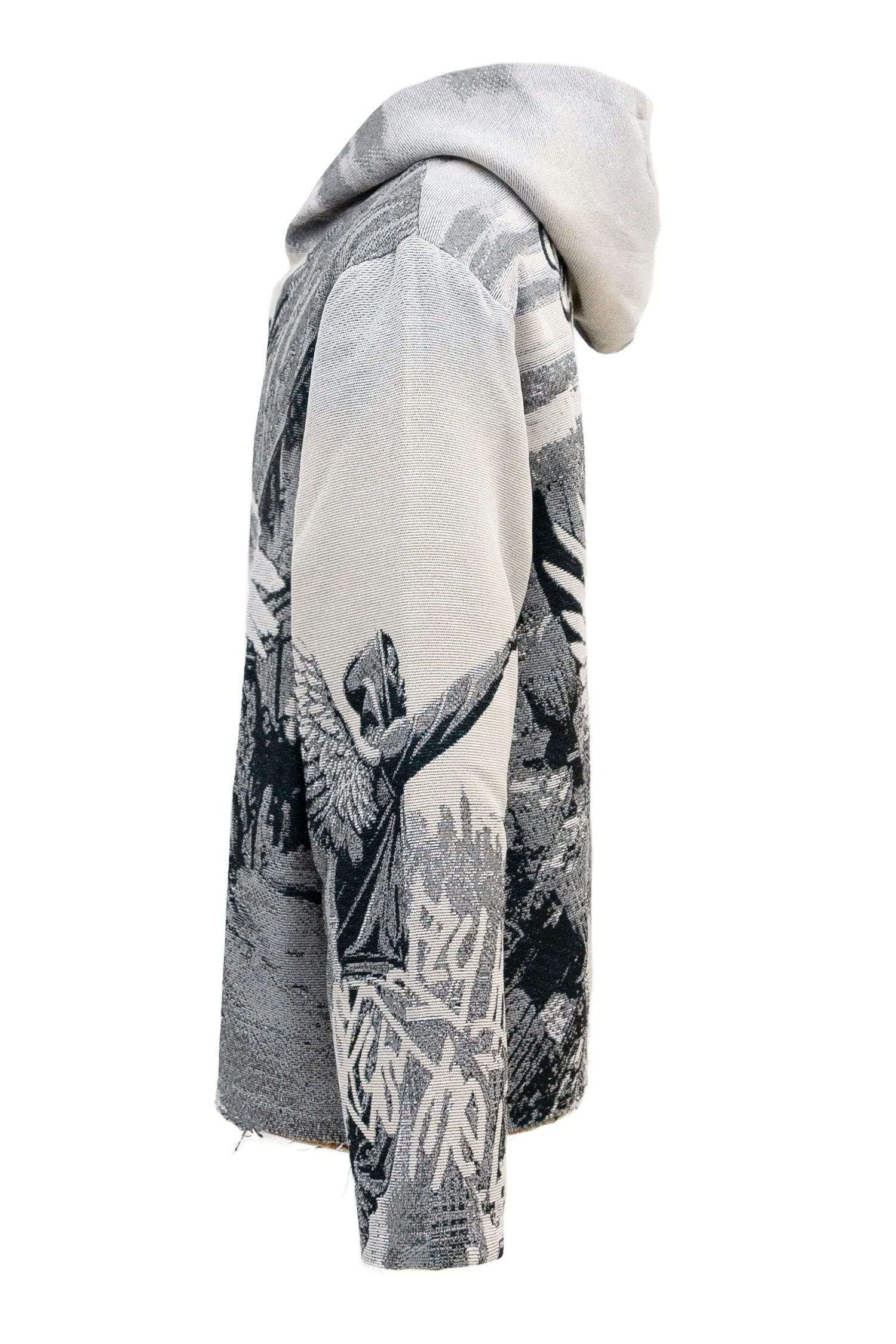 Men's Street Angel Tapestry Jacquard Long Sleeve Hoodie sold by G-Style USA product image thumbnail 3