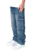 Men's Baggy Fit Cargo Denim Jeans sold by G-Style USA