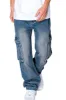 Men's Baggy Fit Cargo Denim Jeans sold by G-Style USA
