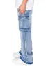 Men's Loose Fit Raw Edge Cargo Jeans sold by G-Style USA