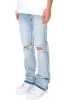 Men's Bootcut Raw Edge Denim Jeans sold by G-Style USA