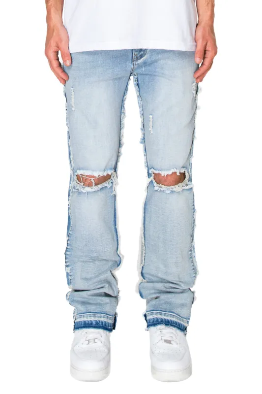 Men's Bootcut Raw Edge Denim Jeans sold by G-Style USA