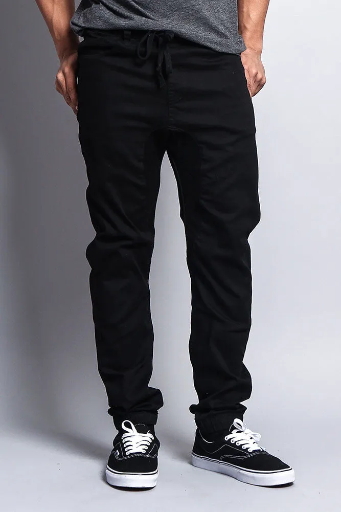 Men's Jogger Twill Pants (Black) sold by G-Style USA