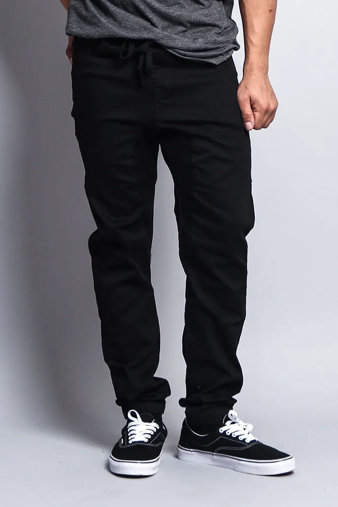 Men's Jogger Twill Pants (Black) sold by G-Style USA product image thumbnail 4