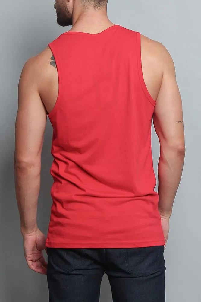 Basic Essential Straight Hem Long Length Tank Top (New Colorways) sold by G-Style USA product image thumbnail 3