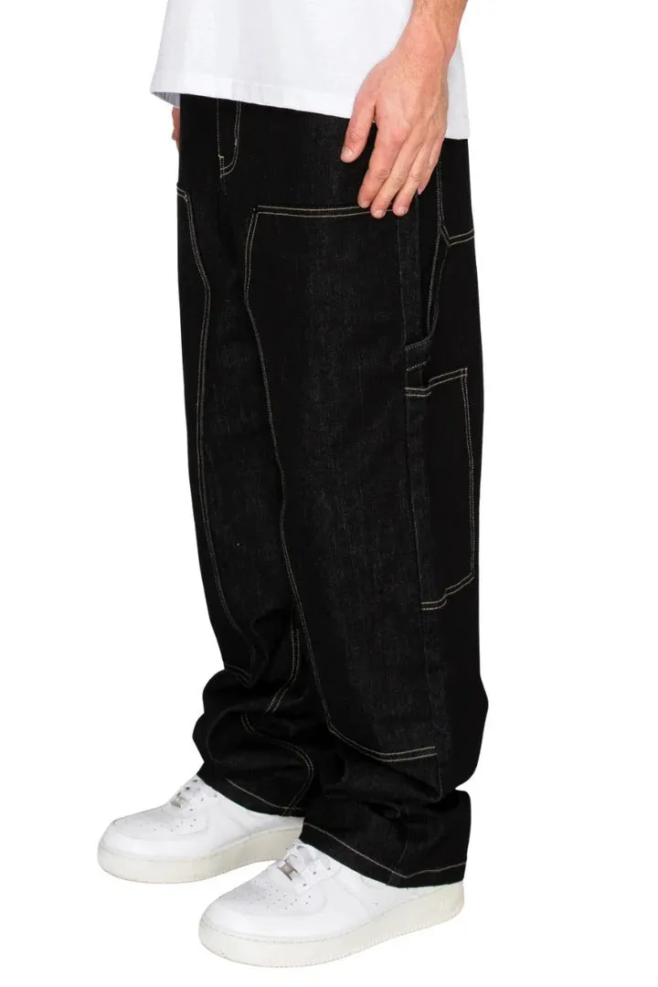 Raw Denim Baggy Fit Carpenter Jeans sold by G-Style USA product image thumbnail 3