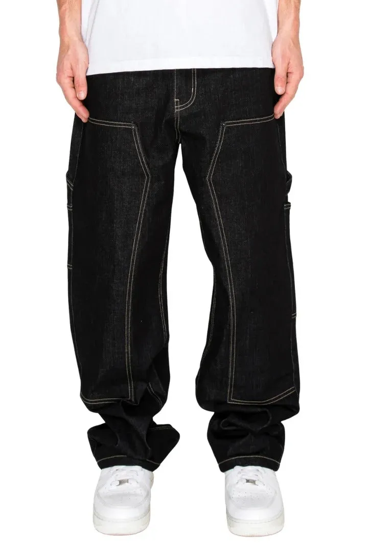 Raw Denim Baggy Fit Carpenter Jeans sold by G-Style USA