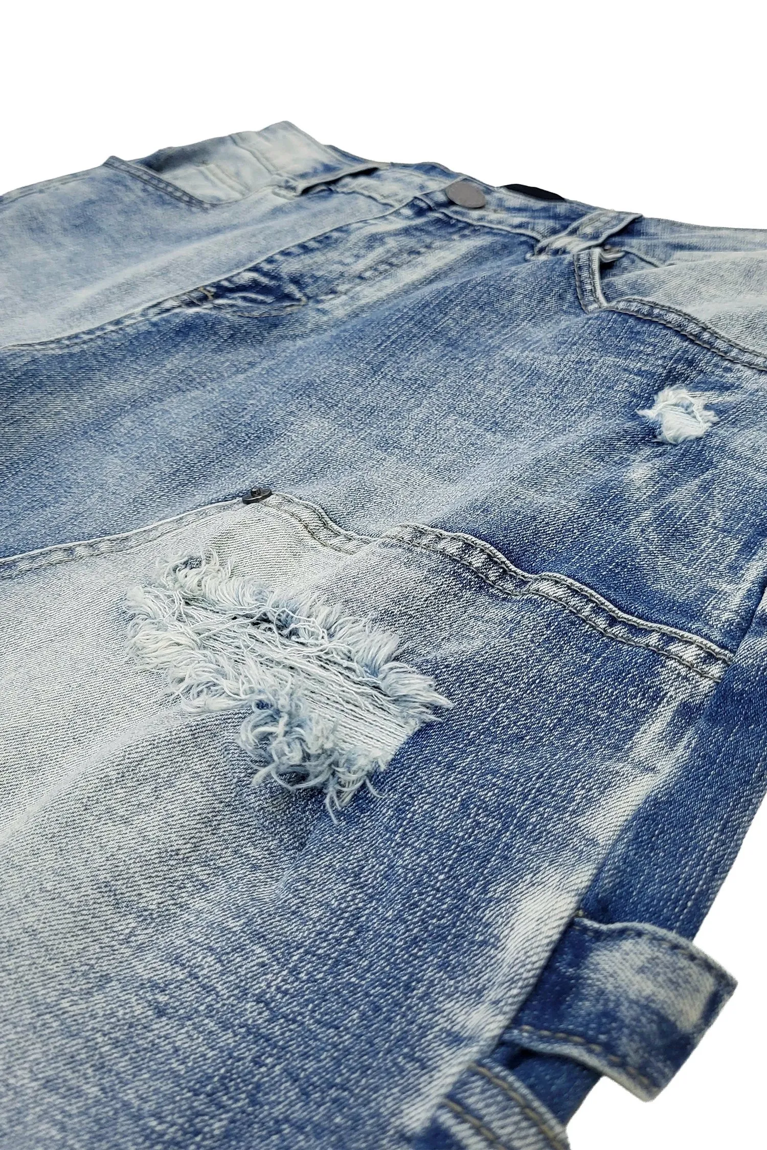 Baggy Fit Distressed Carpenter Denim Jeans sold by G-Style USA product image thumbnail 3