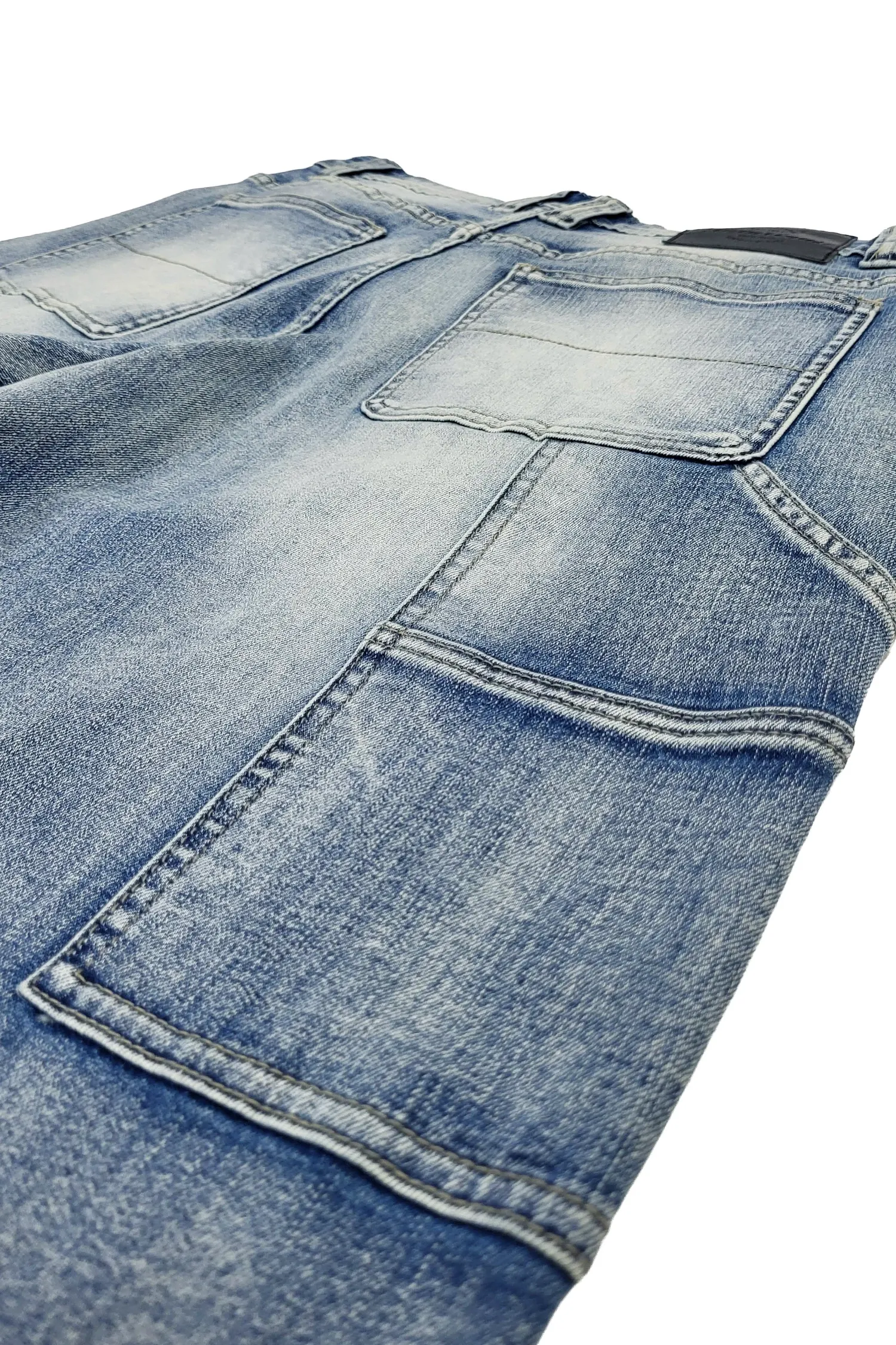 Baggy Fit Distressed Carpenter Denim Jeans sold by G-Style USA product image thumbnail 4