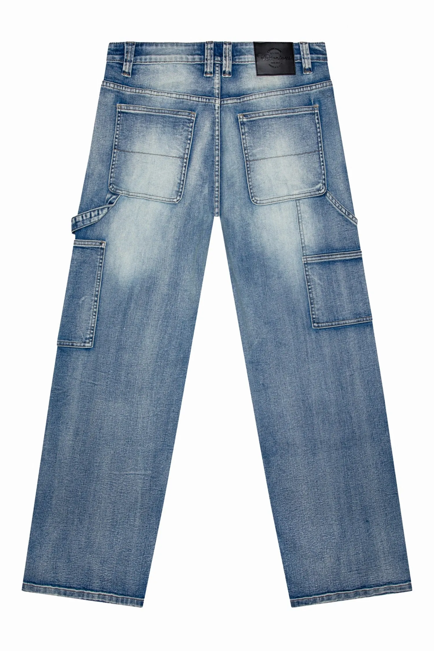Baggy Fit Distressed Carpenter Denim Jeans sold by G-Style USA product image thumbnail 2