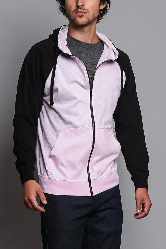 Men's Contrasting Zip Up Hoodie sold by G-Style USA product image thumbnail 5