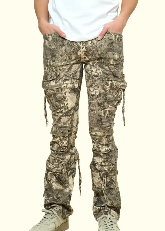 Twill Stacked Pants W/Multi Cargo Pocket sold by G-Style USA