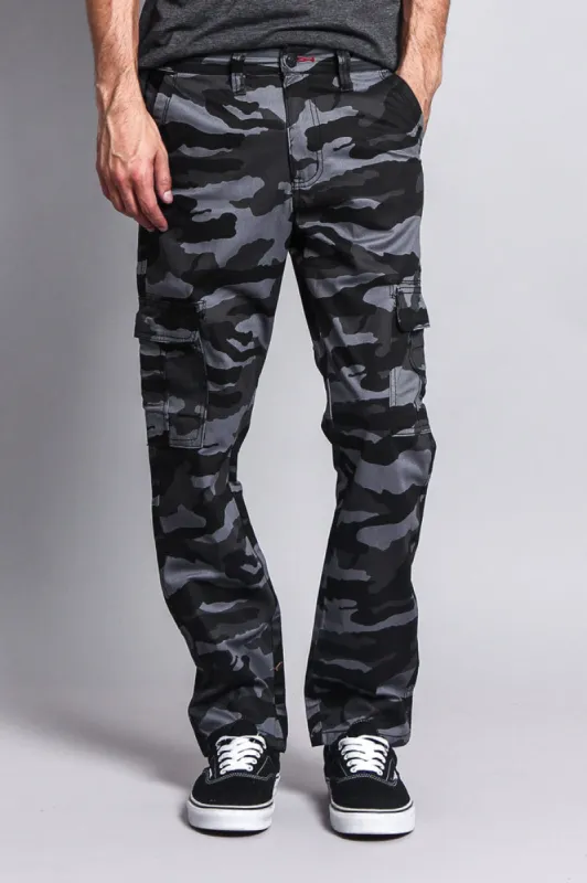 Men's Camo Cargo Slim Fit Pants sold by G-Style USA