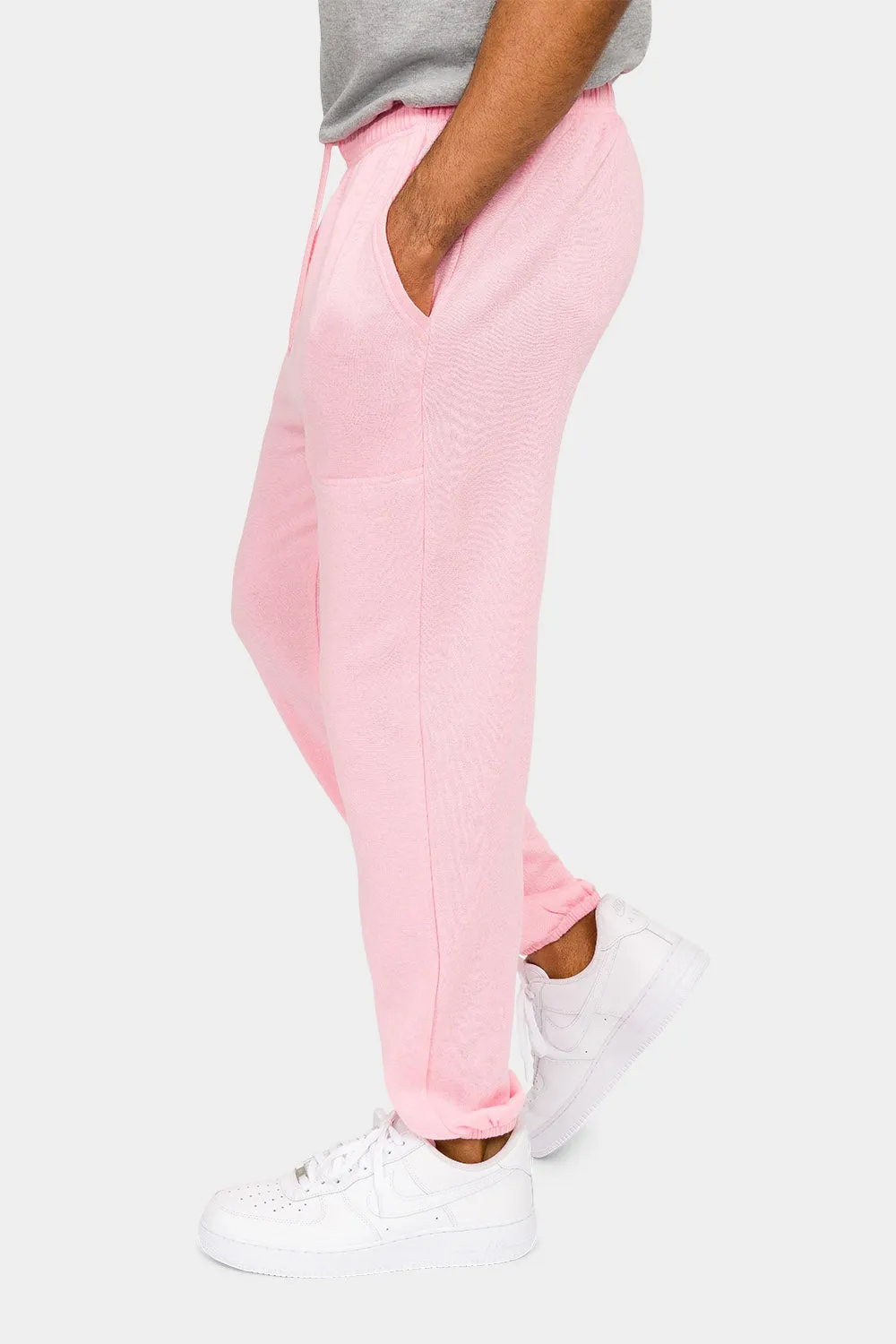 Essential Solid Lightweight Fleece Sweatpants sold by G-Style USA product image thumbnail 2