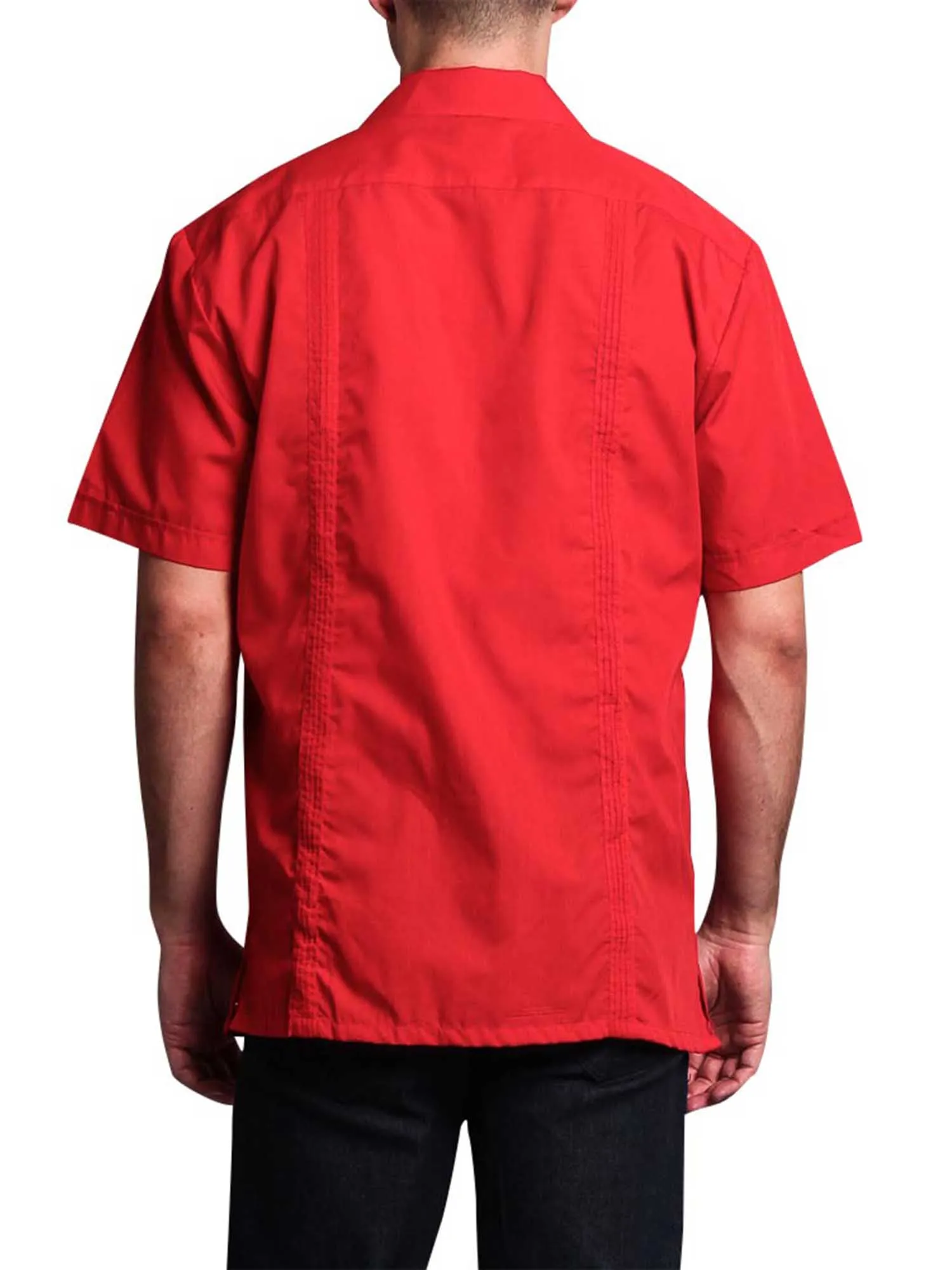 Guayabera Embroidered Pleated Cuban Shirt sold by G-Style USA product image thumbnail 4