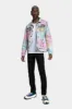 Multi Color Airbrushed Denim Jacket sold by G-Style USA