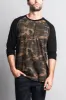 Men's Baseball T-Shirt (Olive Camo/Black) sold by G-Style USA
