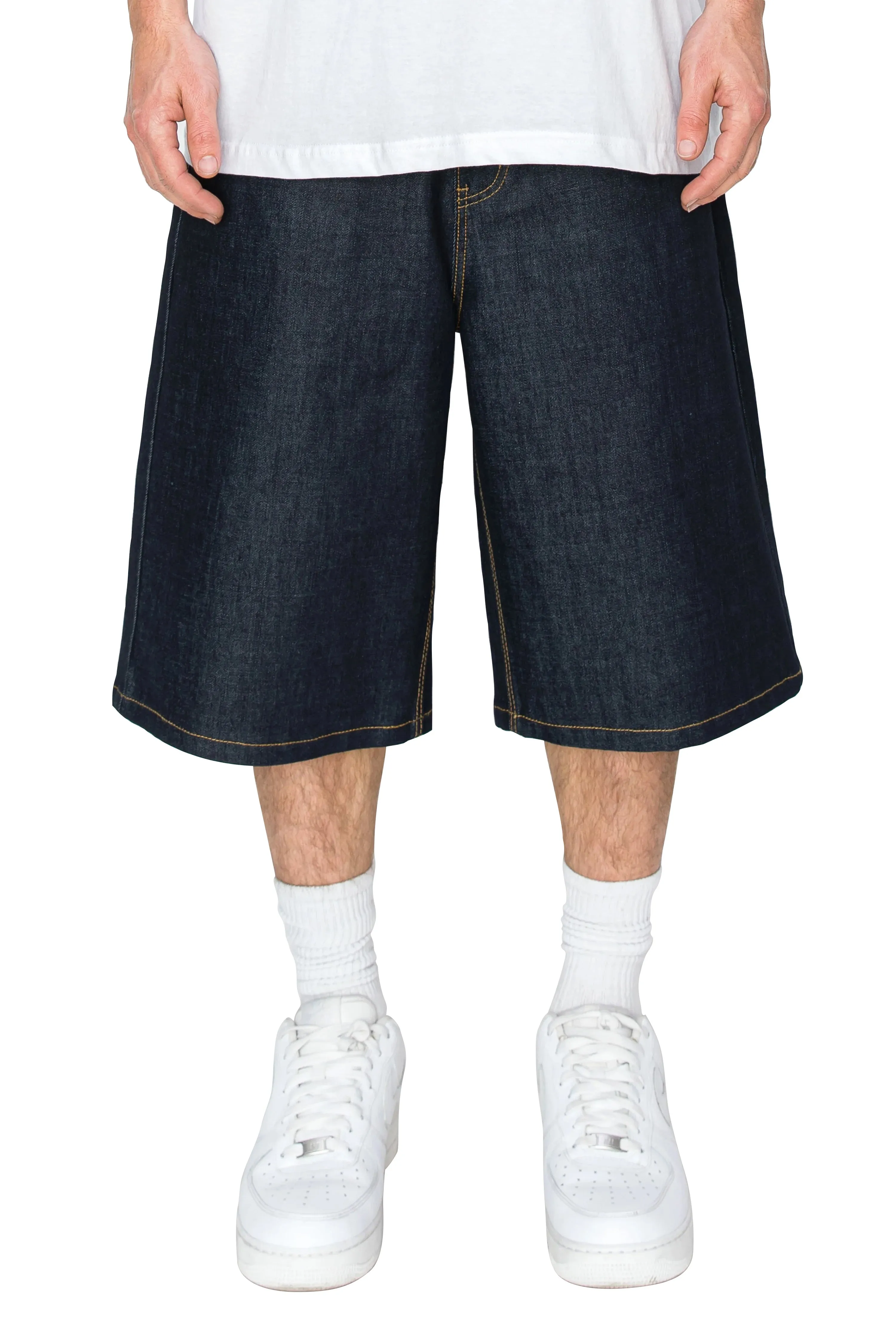 Men's Baggy Fit Raw Denim Shorts sold by G-Style USA