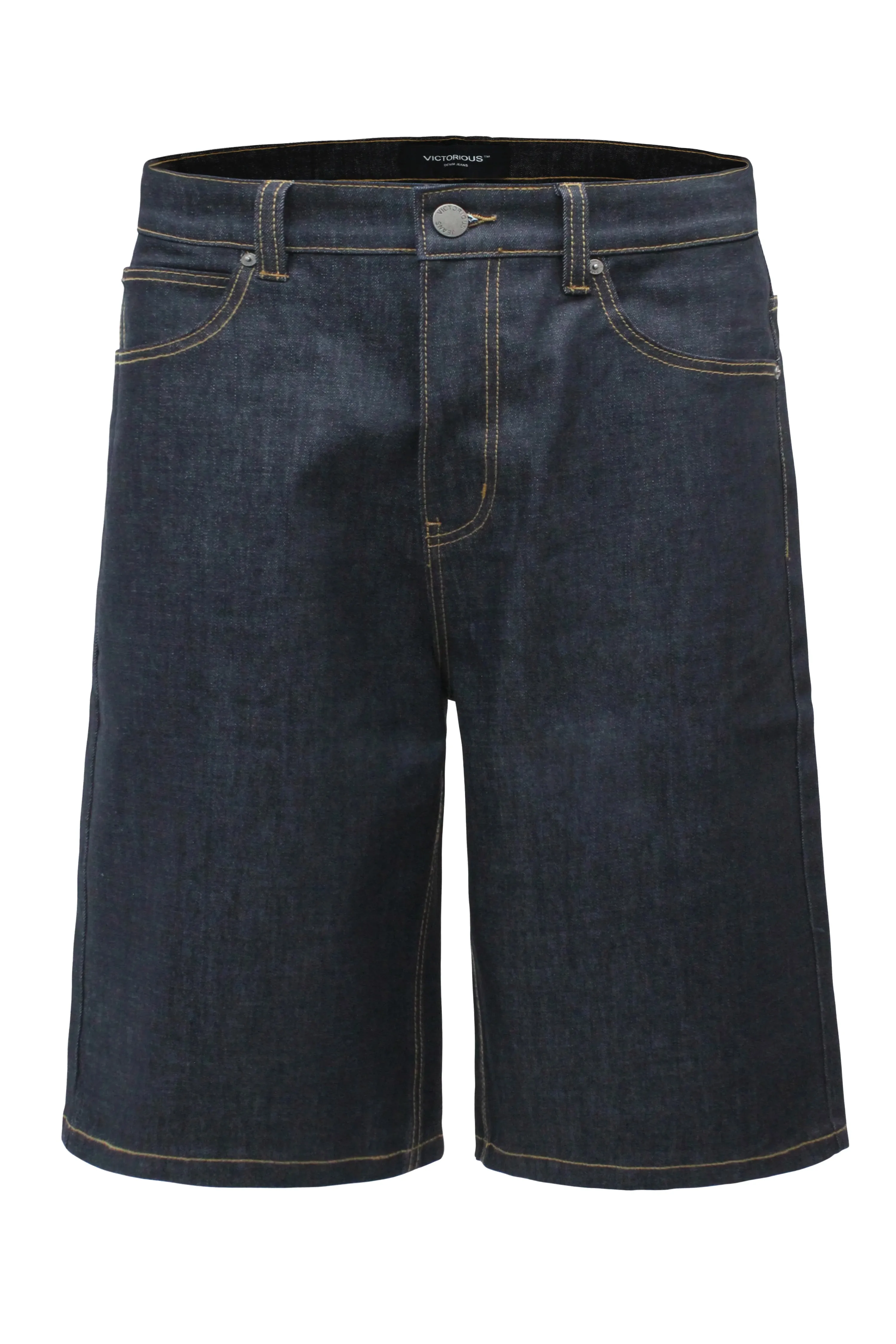 Men's Baggy Fit Raw Denim Shorts sold by G-Style USA product image thumbnail 5