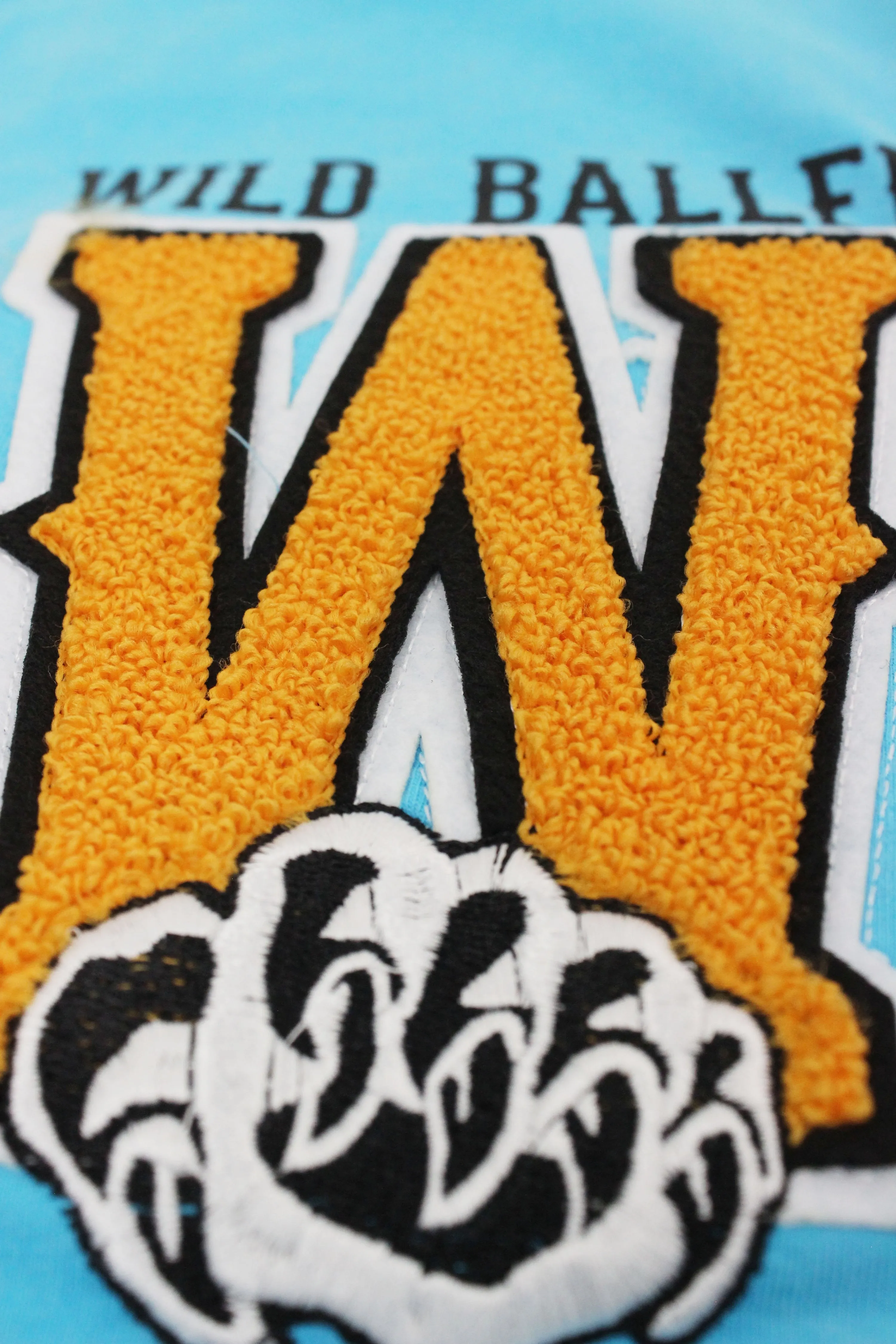 Men's Wild Baller Chenille Patch Graphic T-Shirt sold by G-Style USA product image thumbnail 4