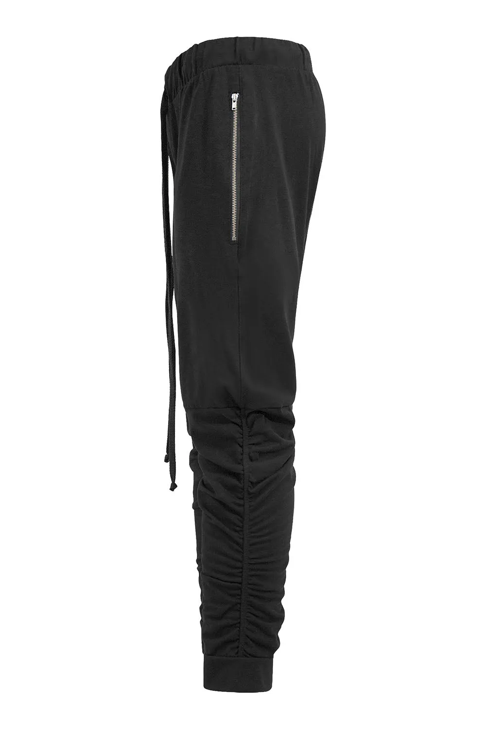 Men's Essential Solid Scrunched Drop Crotch Sweat Joggers sold by G-Style USA product image thumbnail 3