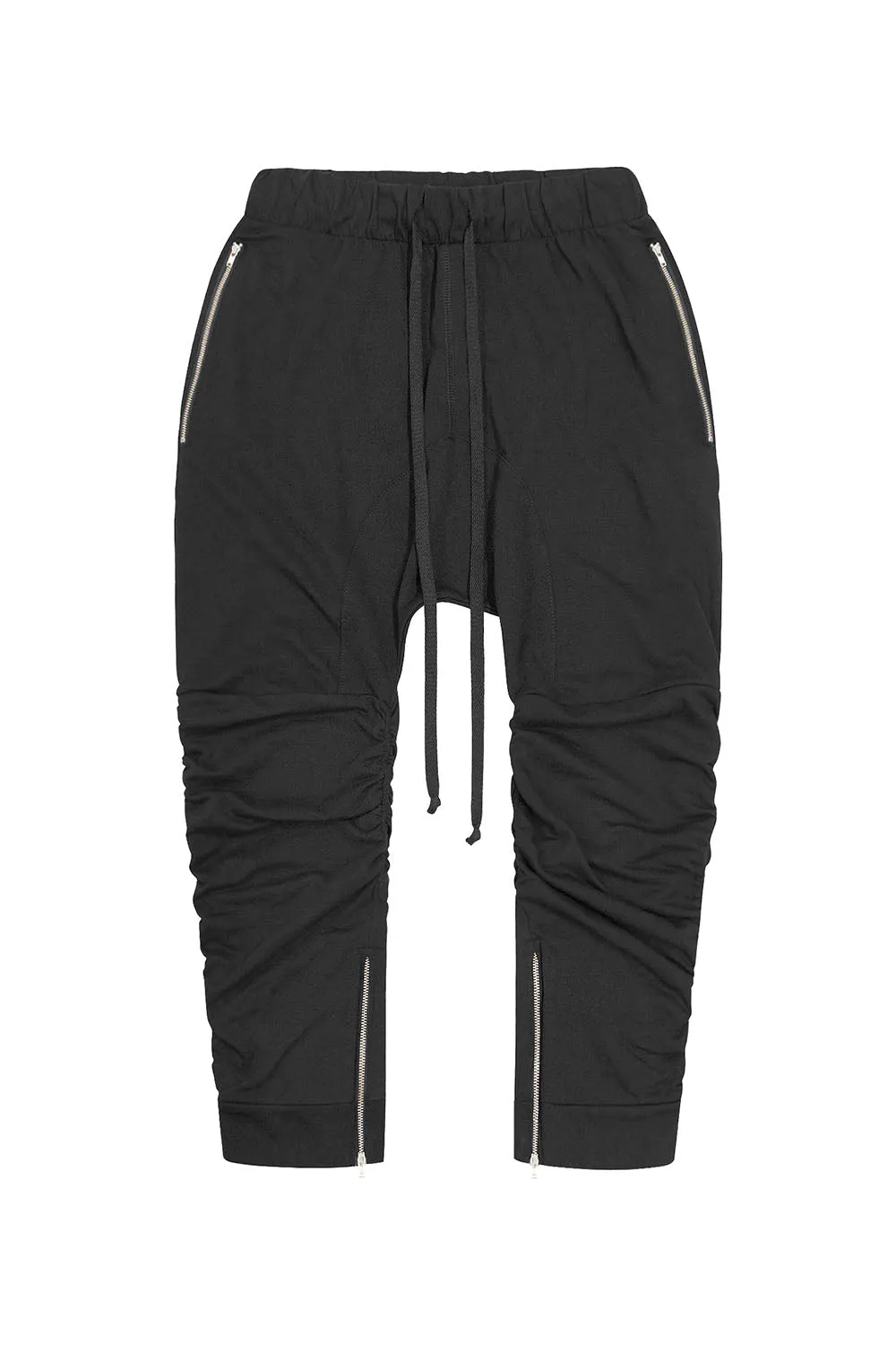 Men's Essential Solid Scrunched Drop Crotch Sweat Joggers sold by G-Style USA product image thumbnail 5
