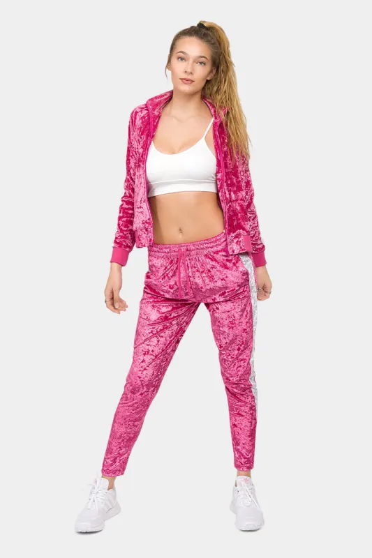 Accented Velour Velvet Track Suit sold by G-Style USA