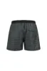 Men's Nylon Striped Summer Swim Shorts (Black) sold by G-Style USA