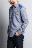 Long Sleeve Checkered Embroidered 22 Button Up Shirt sold by G-Style USA