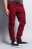 Men's Jogger Twill Pants (Burgundy) sold by G-Style USA