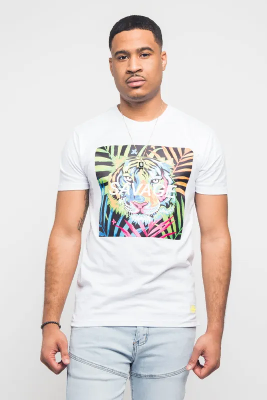 Colorful Tiger Savage T- Shirt sold by G-Style USA