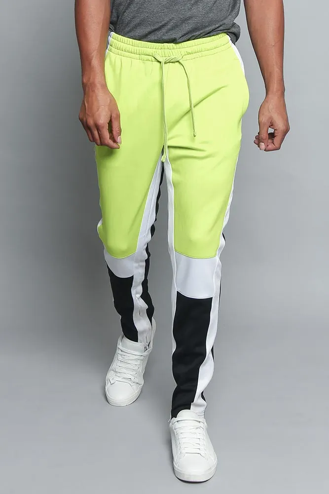 Tri Colored Color Blocked Track Pants sold by G-Style USA