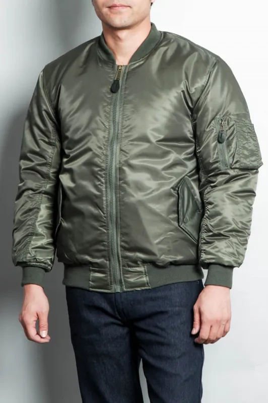 Men's Reversible Padded Bomber Flight Jacket sold by G-Style USA