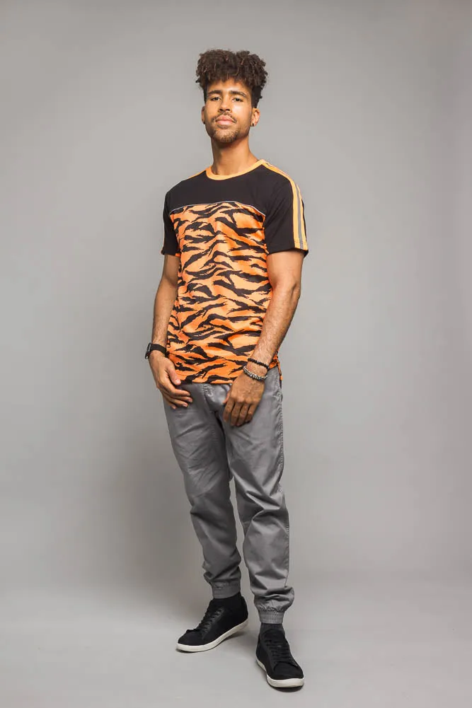 Reflective Tiger Striped T-Shirt sold by G-Style USA product image thumbnail 4