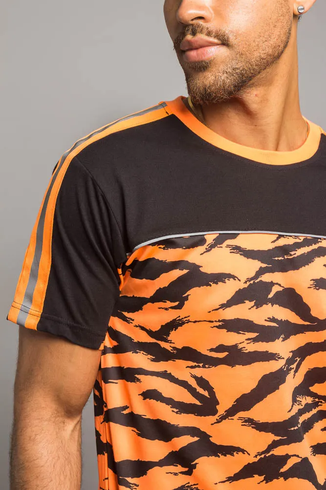 Reflective Tiger Striped T-Shirt sold by G-Style USA product image thumbnail 5