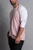 Men's Baseball T-Shirt (Dirty Pink/White) sold by G-Style USA