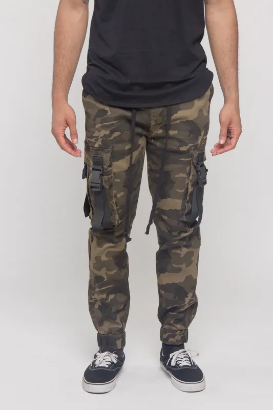 Utility Buckled Jogger Pants sold by G-Style USA