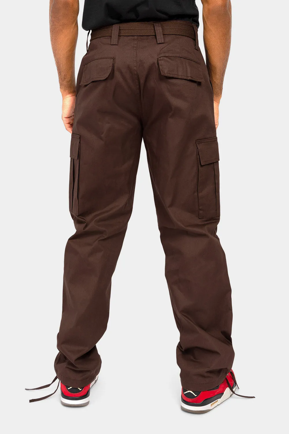 Essential Canvas Cargo Pants with Belt sold by G-Style USA product image thumbnail 4