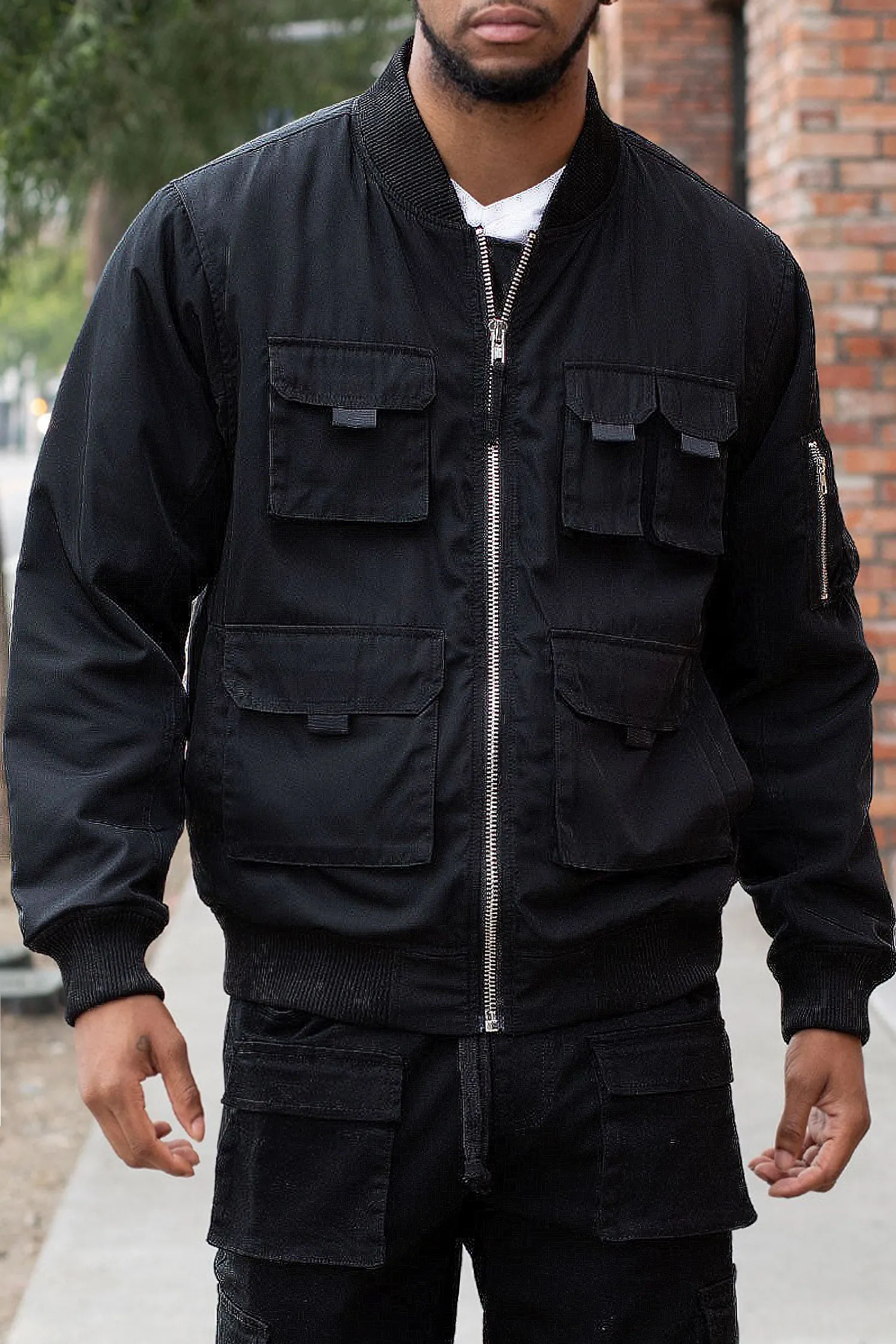 Men's Utility Bomber Jacket sold by G-Style USA product image thumbnail 5